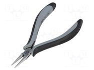 Pliers; round; ESD; Blade length: 20mm; Tool length: 130mm C.K