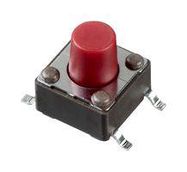 TACTILE SWITCH, 0.05A, 12VDC, 260GF, SMD