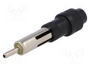 Connector: antenna; plug; DIN,male; straight 4CARMEDIA