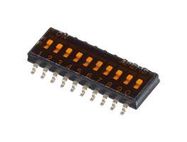 DIP SWITCH, 8POS, 0.025A, 24VDC, SMD