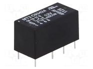 Relay: electromagnetic; DPDT; Ucoil: 12VDC; MT2; max.250VAC; signal TE Connectivity