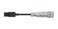 SENSOR CORD, 4 POS M12 PLUG-WTB RCPT, 2M