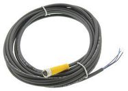 SENSOR CORD, M8 3P RCPT-FREE END, 4M