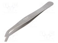 Tweezers; 115mm; Blades: curved; Tipwidth: 3.5mm; SMD; Blade: Ø0.8mm BERNSTEIN