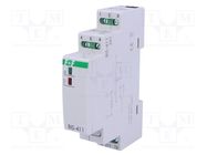 Relay: installation; bistable,impulse; SPDT; 16A; -25÷50°C; IP20 F&F