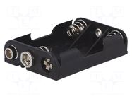 Holder; AAA,R3; Batt.no: 3; 6F22 type; black COMF