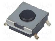 Microswitch TACT; SPST-NO; Pos: 2; 0.05A/24VDC; SMT; none; 0.98N OMRON Electronic Components