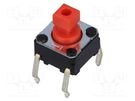 Microswitch TACT; SPST-NO; Pos: 2; 0.05A/24VDC; THT; none; 4.9N OMRON Electronic Components