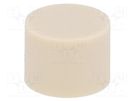 Button; push-in; 7mm; -25÷70°C; round; ivory; Ø9.5mm OMRON Electronic Components