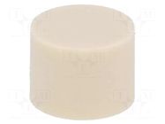 Button; push-in; 7mm; -25÷70°C; round; ivory; Ø9.5mm OMRON Electronic Components