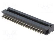 Connector: IDC; PIN: 34; 1A; IDC,THT; for ribbon cable; 2.54mm; 2x17 CONNFLY