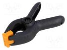 Universal clamp; plastic; Grip capac: 0÷35mm; L: 100mm AVIT