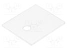 Heat transfer pad: ceramic; TO3P; L: 20mm; W: 23mm; Thk: 1mm; 25W/mK FISCHER ELEKTRONIK