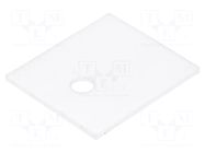 Heat transfer pad: ceramic; TO3P; L: 20mm; W: 23mm; Thk: 1mm; 25W/mK FISCHER ELEKTRONIK