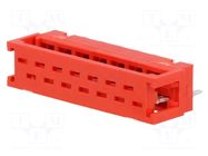 Connector: Micro-MaTch; adapter; PIN: 14; IDC,THT; 2x7; bulk; 1.27mm TE Connectivity