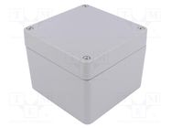 Enclosure: multipurpose; X: 100mm; Y: 100mm; Z: 81mm; ALUEIN-RJ; grey RAYCHEM RPG