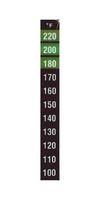 LABEL, REVERSIBLE STRIP, 11PT, 104DEG C