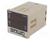 Counter: electronical; LED x2; pulses; 9999; SPST; OUT 1: 250VAC/5A ANLY ELECTRONICS