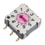 ROTARY CODED SW, HEX, 0.1A, 42VDC, SMD