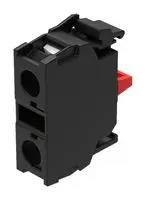 CONTACT BLOCK, 1NC, 10A, 500VAC, SCREW