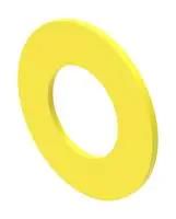 LEGEND PLATE, YELLOW, PLASTIC, 75MM DIA