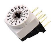 ROTARY CODED SWITCH, 16POS, 0.15A, 24VDC