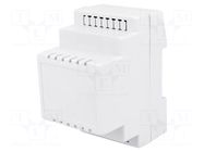 Enclosure: for DIN rail mounting; Y: 90mm; X: 53mm; Z: 71mm; ABS MASZCZYK