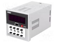 Counter: electronical; LED,mechanical indicator; pulses; 9999 ANLY ELECTRONICS