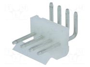 Connector: wire-board; socket; male; PIN: 4; 7A; 250V; angled 90° JOINT TECH