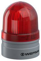 BEACON, TWINLIGHT, RED, 230VAC, PUSH-IN