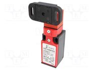 Safety switch: key operated; PSP; NC x2; IP65; plastic; black,red POKÓJ