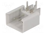 Connector: IDC; socket; male; PIN: 3; angled 90°; THT; 2.54mm; 1x3 TOMIC