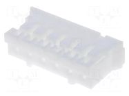 Connector: wire-board; plug; female; PIN: 6; PH; 2A; 100V; for cable JST