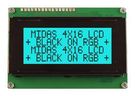 LCD MODULE, 16 X 4, COB, 4.76MM, FSTN