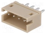 Socket; wire-board; male; 1.5mm; PIN: 4; THT; 100V; 1A; tinned; 20mΩ JOINT TECH