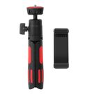 Selfie Stand Tripod PULUZ with Phone Clamp for Smartphones (Red), Puluz