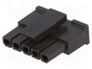 Plug; wire-board; female; Micro-Fit 3.0; 3mm; PIN: 5; w/o contacts MOLEX