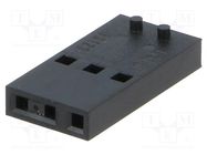 Plug; wire-board; female; C-Grid III; 2.54mm; PIN: 3; w/o contacts MOLEX
