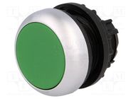 Switch: push-button; 22mm; Stabl.pos: 2; green; none; IP67; flat EATON ELECTRIC