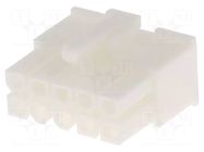 Connector: wire-wire/PCB; plug; female; PIN: 10; Mini-Fit Jr; 600V MOLEX