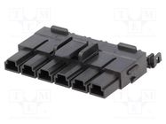 Plug; wire-wire/PCB; female; Mini-Fit Sr; 10mm; PIN: 6; for cable MOLEX