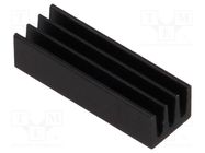 Heatsink: extruded; black; L: 19mm; W: 6.3mm; H: 4.8mm; 46K/W FISCHER ELEKTRONIK