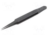 Tweezers; non-magnetic,high rigidity; Tipwidth: 0.6mm; ESD IDEAL-TEK