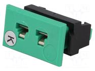 Connector: for thermocouple; socket; female; PIN: 2 LABFACILITY
