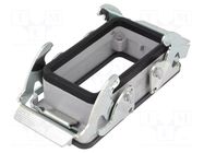 Enclosure for connectors: HDC; size 57.27; for panel mounting ILME