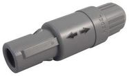 PLUG, 3MM, GREY, 4WAY