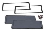 END PANEL, ENCLOSURE, BLACK, ALUM