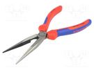 Pliers; ergonomic two-component handles,polished head; 200mm KNIPEX