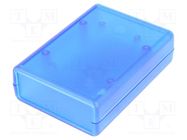 Enclosure: with panel; 1593; X: 66mm; Y: 92mm; Z: 28mm; ABS HAMMOND