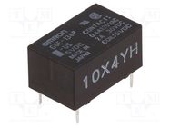 Relay: electromagnetic; SPDT; Ucoil: 5VDC; Icontacts max: 3A; PCB OMRON Electronic Components